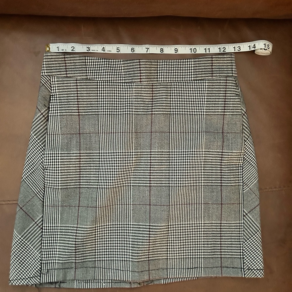 Black and White Mini Skirt